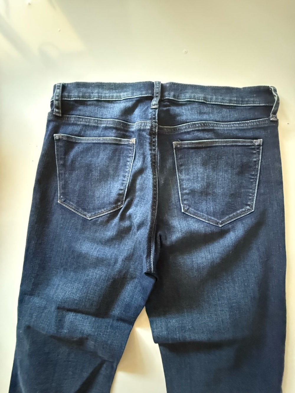 GAP Classic Perfect Booty Leg Jeans in Blue | Normcore | Model Off Duty - Picture 7 of 8